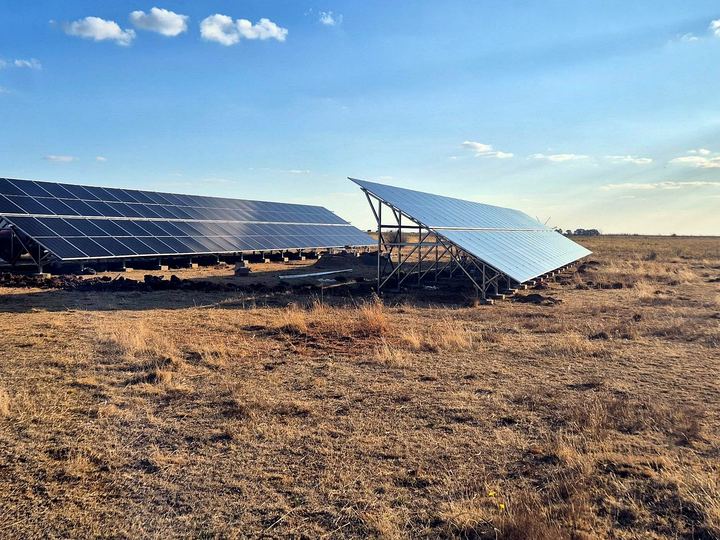 Ground-mount solar array, Nagskof Elektries & Solar